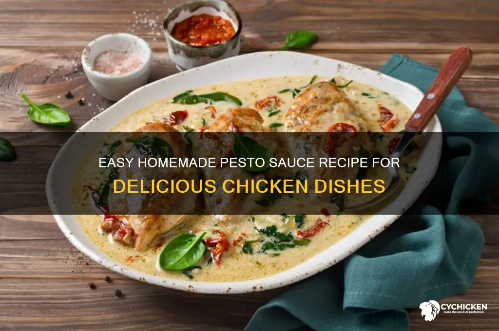 how to make a pesto sauce for chicken