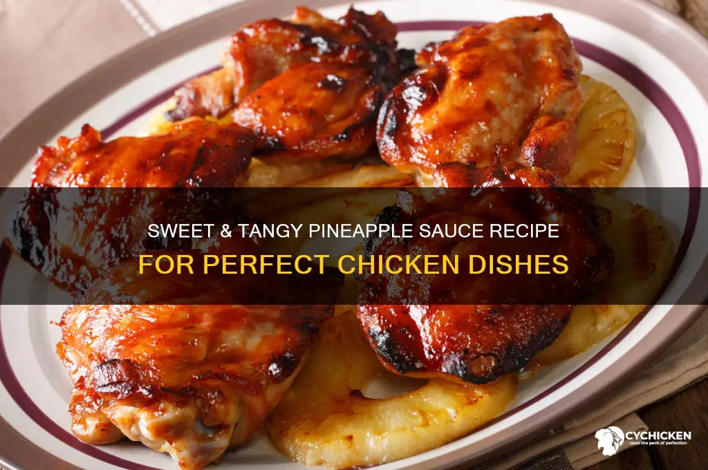 how to make a pineapple sauce for chicken