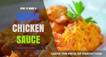 Easy Chicken Sauce Recipe: Quick, Flavorful, and Perfect for Busy Nights