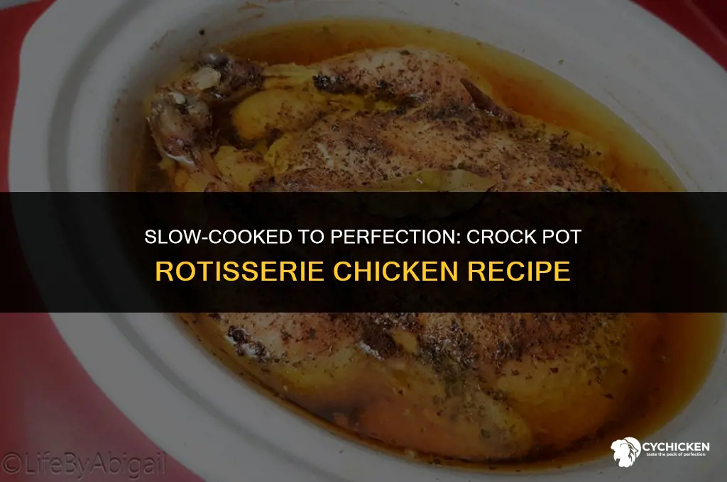 how to make a rotisserie chicken in a crock pot