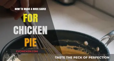 Mastering Roux Sauce: Perfect Chicken Pie Filling in Simple Steps