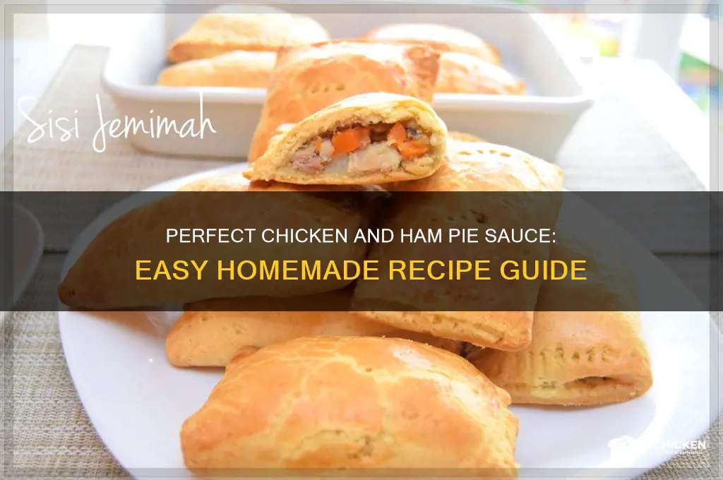 how to make a sauce for chicken and ham pie