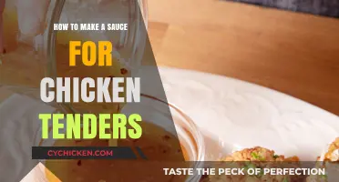 Perfect Chicken Tender Sauce: Easy, Flavorful, and Quick Recipe Guide
