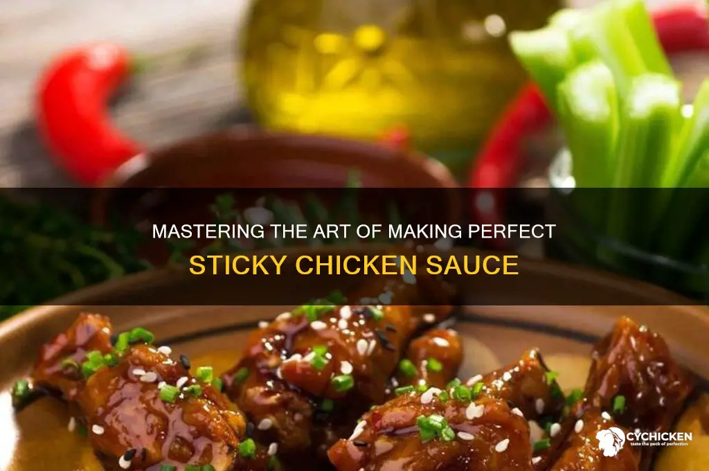 how to make a sticky chicken sauce