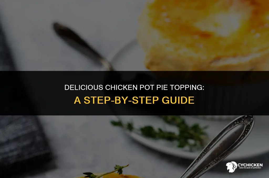 how to make a topping for chicken pot pie