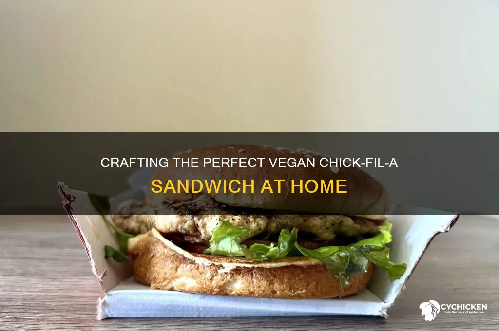 how to make a vegan chick fil a sandwich