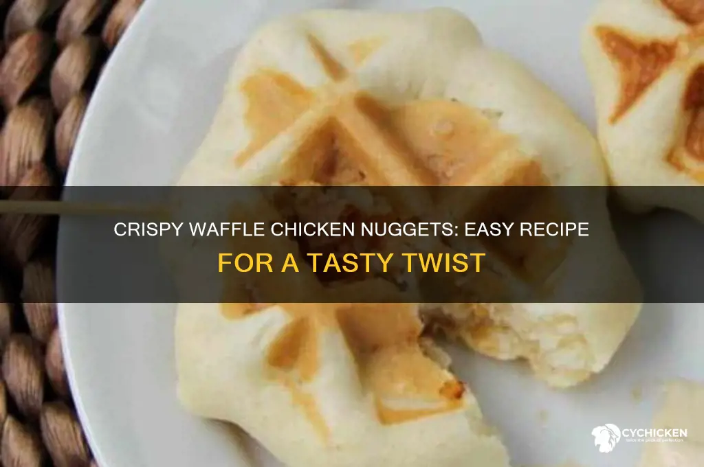 how to make a waffle chicken nuggets