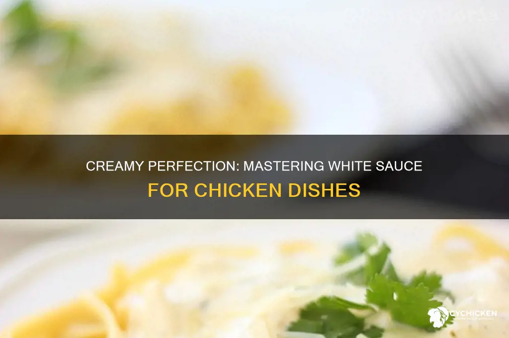 how to make a white cream sauce for chicken