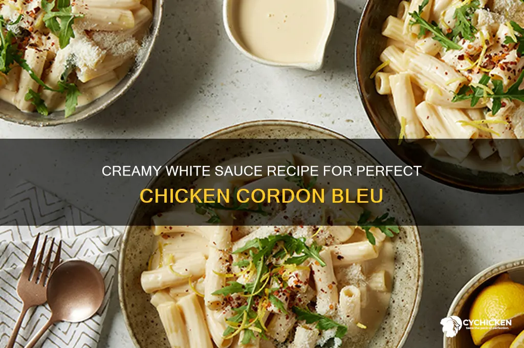 how to make a white sauce for chicken cordon bleu