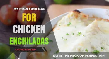 Creamy White Sauce Recipe for Perfect Chicken Enchiladas Every Time