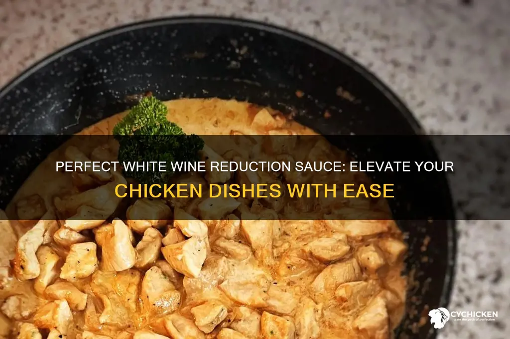 how to make a white wine reduction sauce for chicken