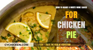 Creamy White Wine Sauce Recipe for Perfect Chicken Pie