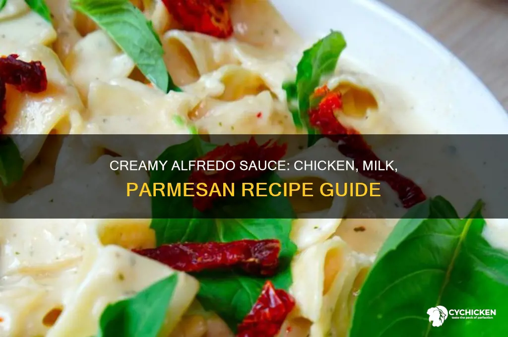 how to make alfredo sauce cream of chicken milk parmesan
