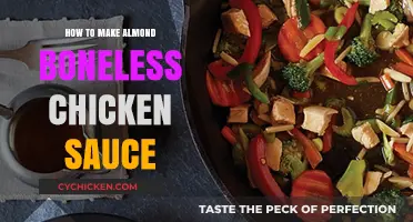 Easy Almond Boneless Chicken Sauce Recipe: A Flavorful Chinese Delight