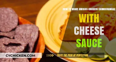 Make Amigos Chicken Chimichangas with Creamy Cheese Sauce at Home