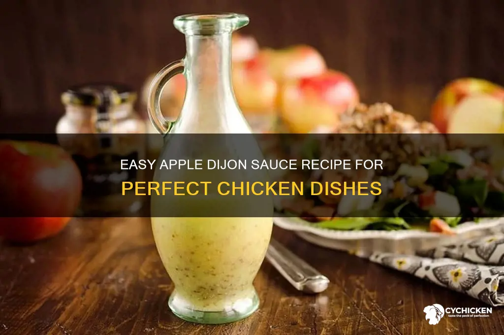 how to make an apple dijon sauce for chicken