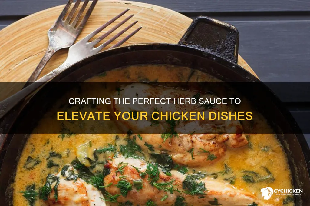 how to make an herb sauce for chicken