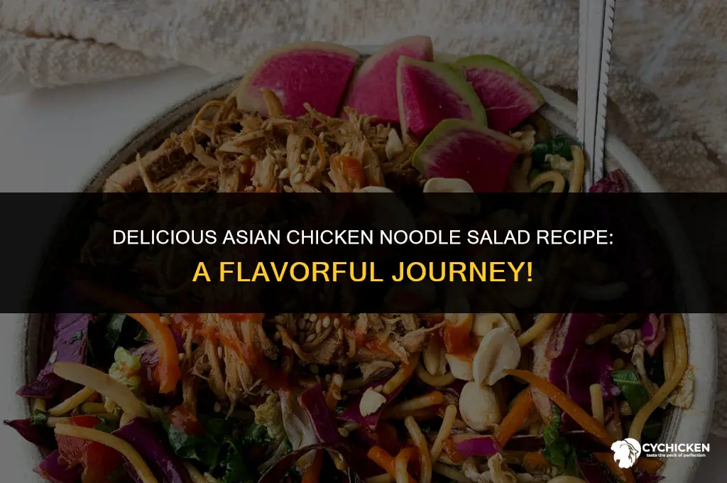 how to make asian chicken noodle salad