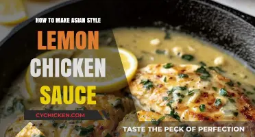 Mastering Asian-Style Lemon Chicken Sauce: Easy Recipe & Tips