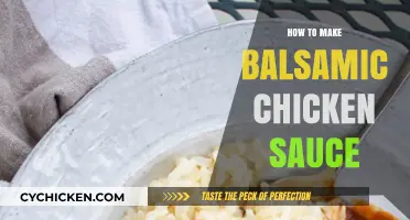 Easy Balsamic Chicken Sauce Recipe: Elevate Your Meals with Tangy Flavor
