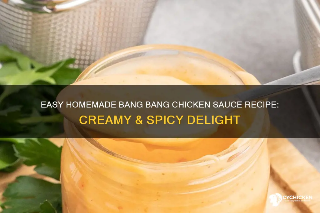how to make bang bang chicken sauce