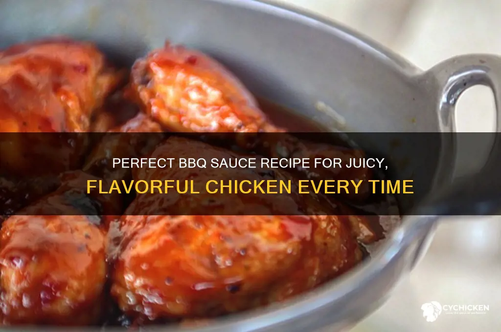 how to make bar b q sauce for chicken