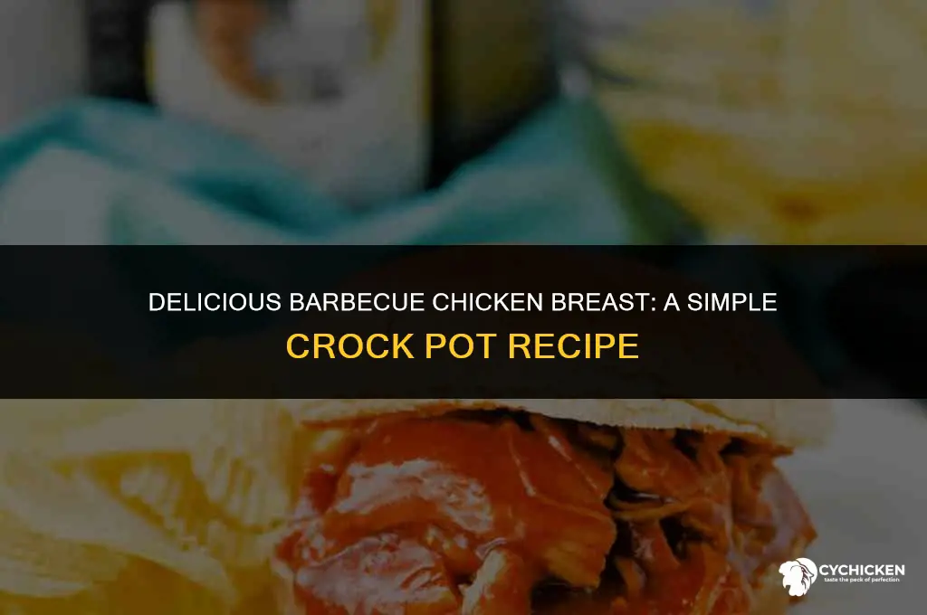how to make barbecue chicken breast in crock pot
