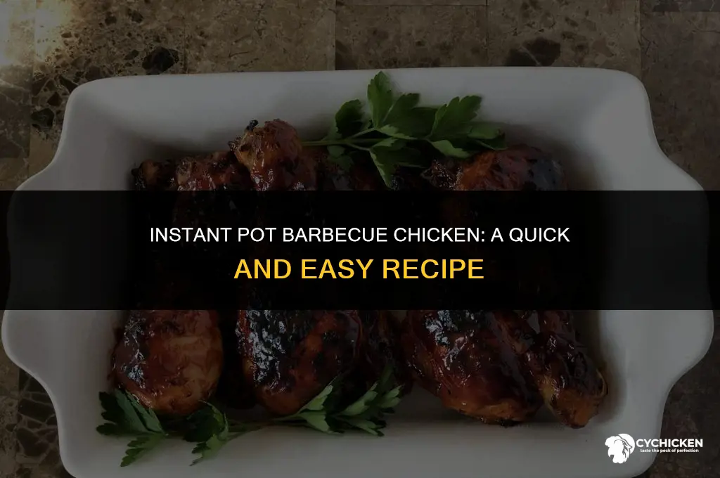 how to make barbecue chicken in instant pot