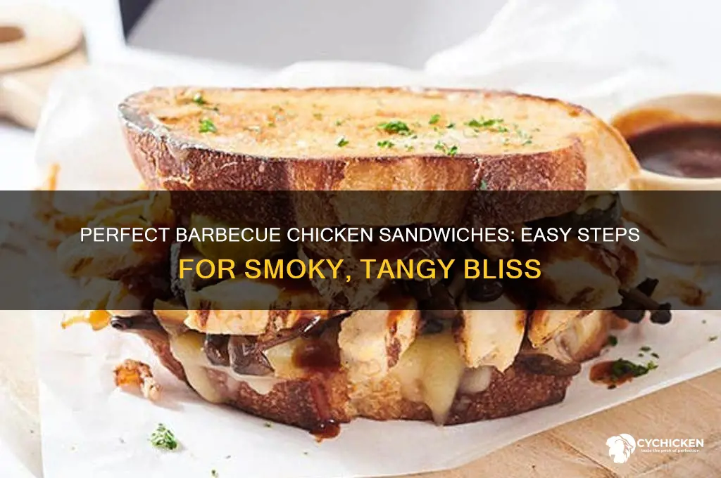 how to make barbecue chicken sandwiches