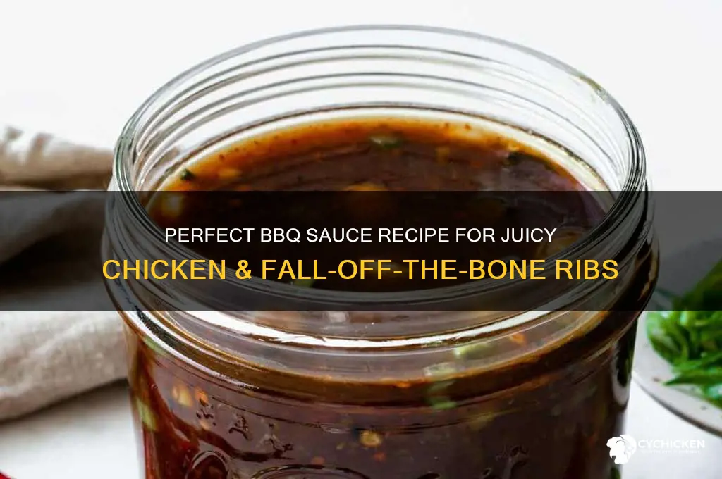 how to make barbecue sauce for chicken & ribs