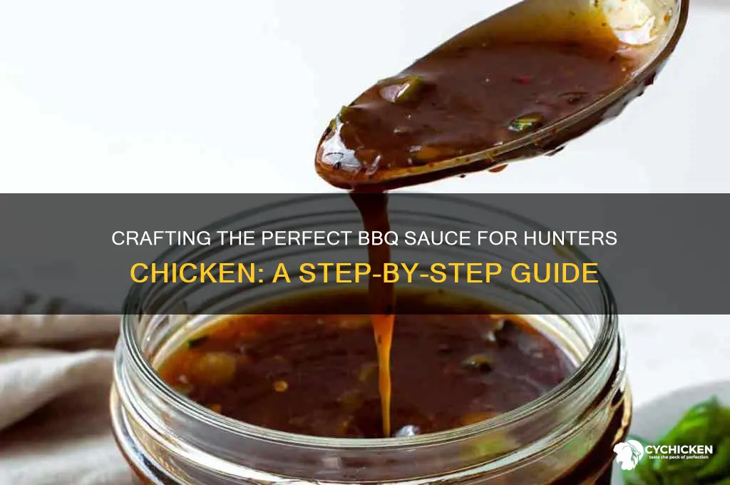 how to make barbecue sauce for hunters chicken
