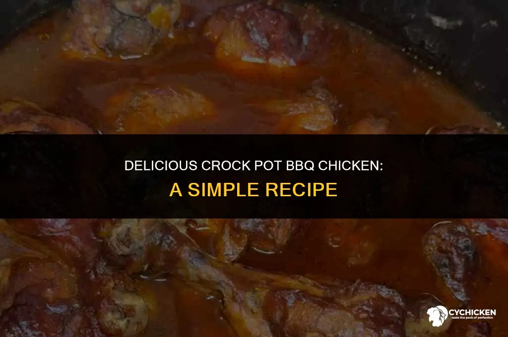 how to make barbeque chicken in a crock pot