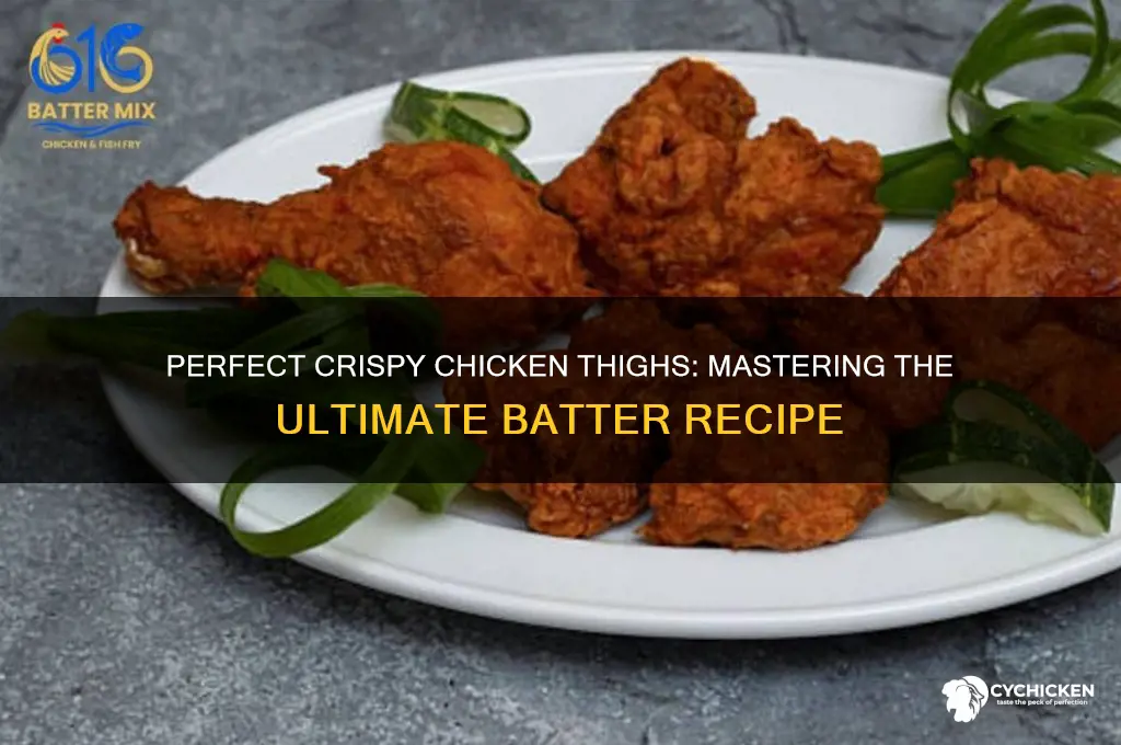how to make batter for chicken thighs