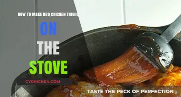 Stovetop BBQ Chicken Thighs: Easy, Juicy, and Flavorful Recipe