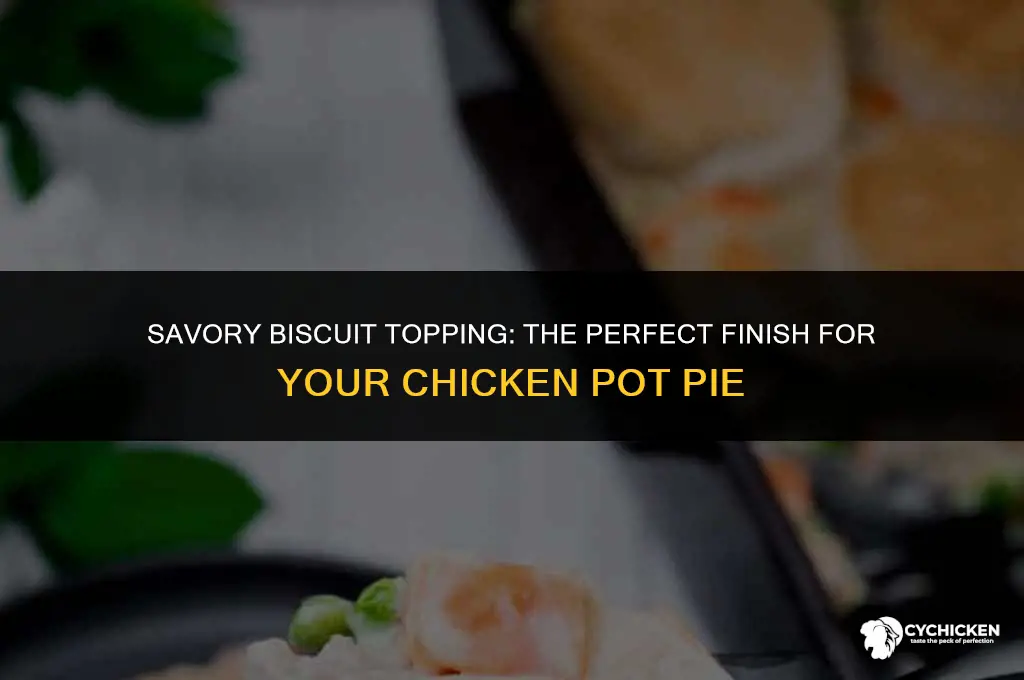 how to make biscuit topping for chicken pot pie