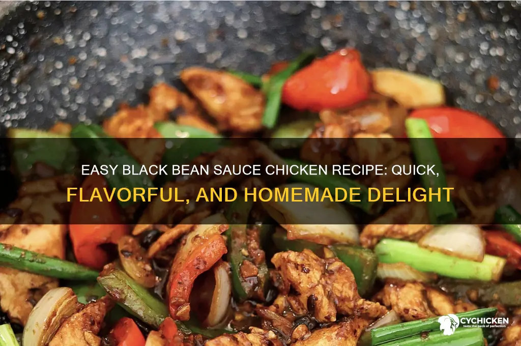 how to make black bean sauce chicken