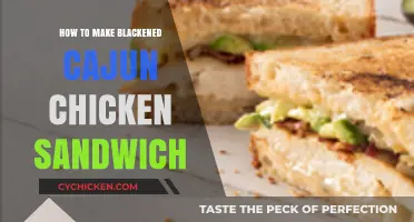 Spicy Blackened Cajun Chicken Sandwich Recipe: Easy, Bold, and Delicious