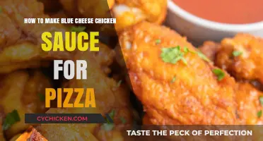 Creamy Blue Cheese Chicken Sauce Recipe for Perfect Pizza Topping
