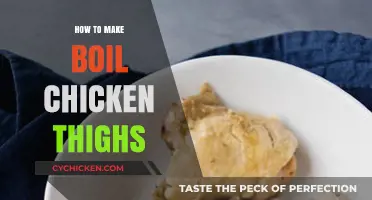 Perfectly Tender Boiled Chicken Thighs: Easy Recipe & Tips