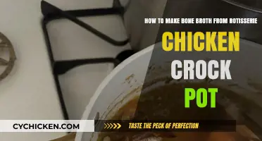 Savor the Flavor: Rotisserie Chicken Bone Broth in a Crock Pot