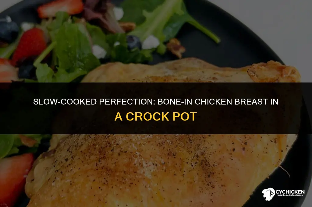 how to make bone in chicken breast in crock pot