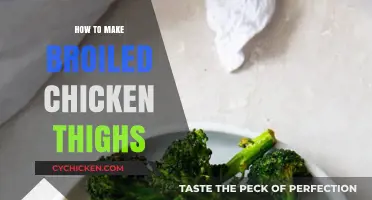 Perfectly Juicy Broiled Chicken Thighs: Easy Recipe & Tips