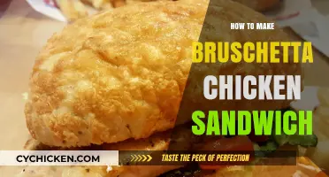 Delicious Bruschetta Chicken Sandwich Recipe: Easy Steps to Make It