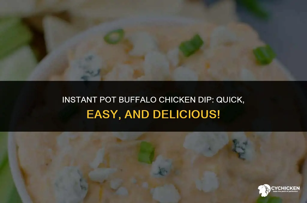 how to make buffalo chicken dip in an instant pot