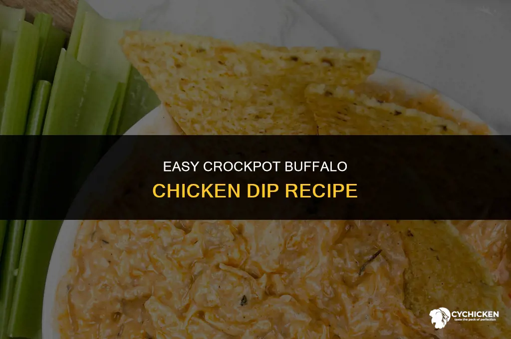 how to make buffalo chicken dip in the crock pot