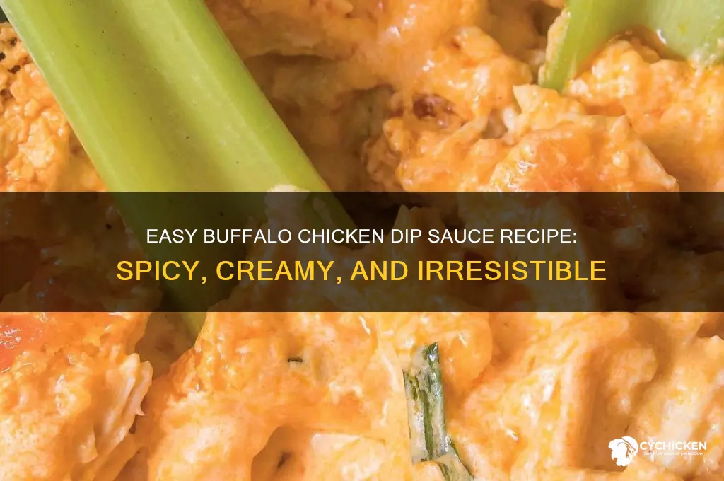 how to make buffalo chicken dip sauce