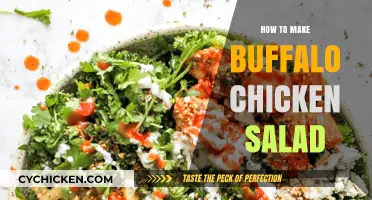 Spicy and Creamy Buffalo Chicken Salad Recipe