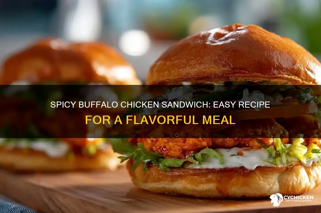 how to make buffalo chicken sandwich