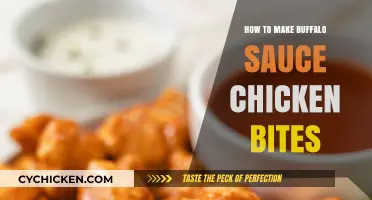 Spicy Buffalo Sauce Chicken Bites: Easy Recipe for Crispy Snacks
