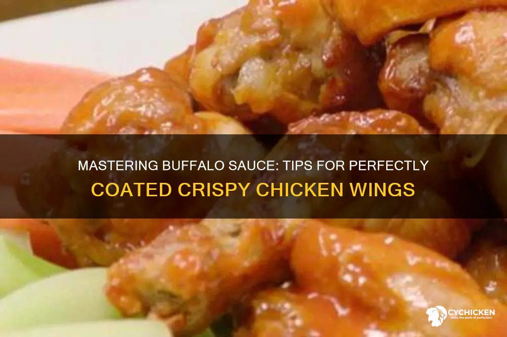 how to make buffalo sauce stick to chicken